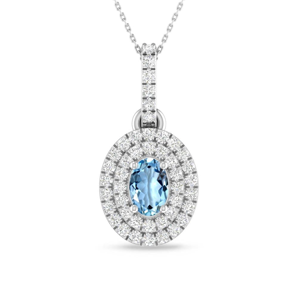 White Gold - Aquamarine