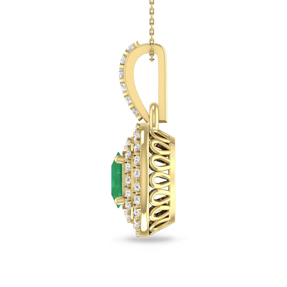 Yellow Gold - Emerald