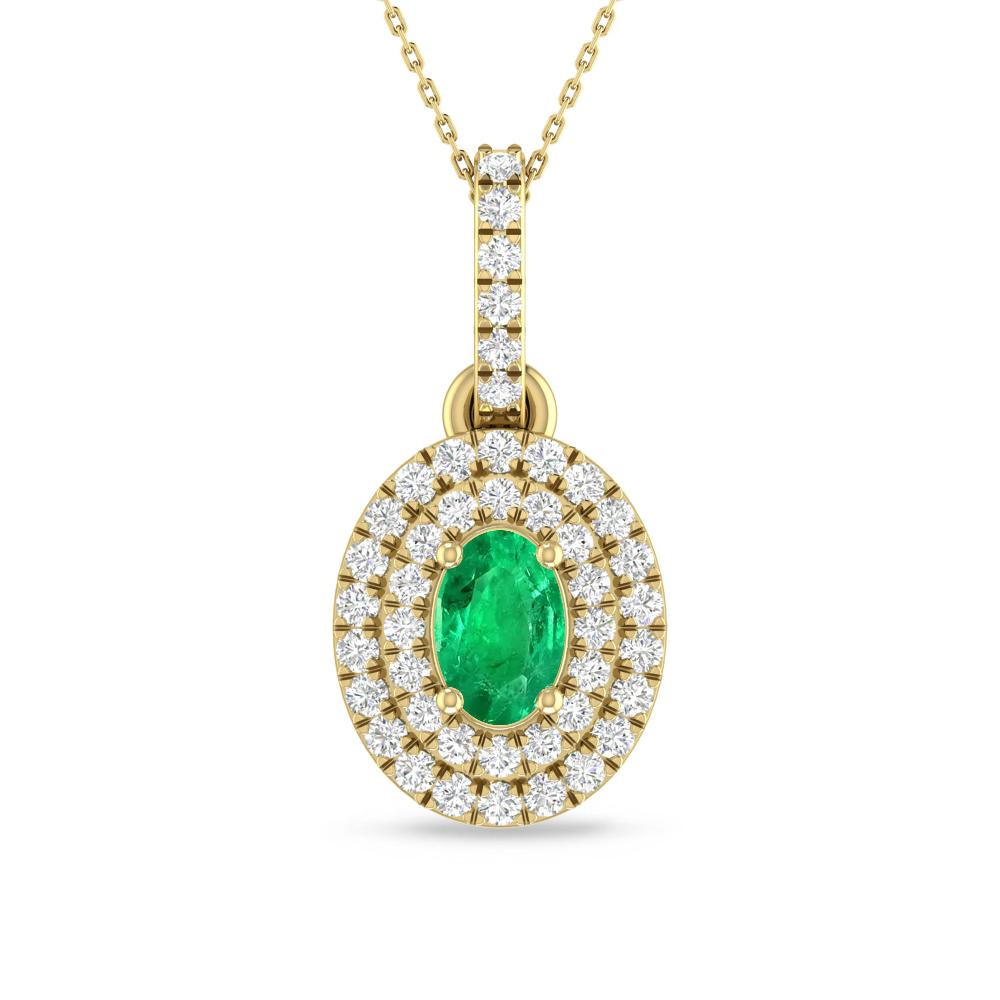Yellow Gold - Emerald