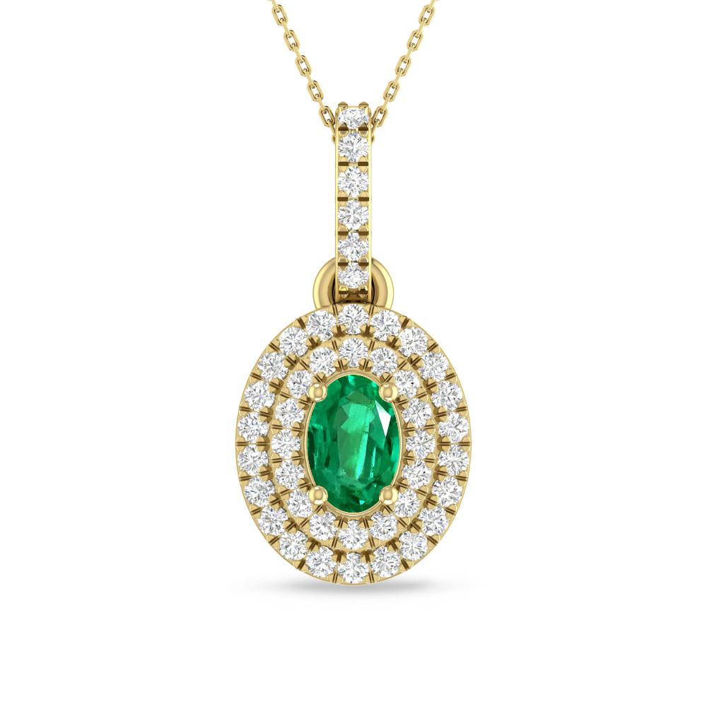 Yellow Gold - Emerald