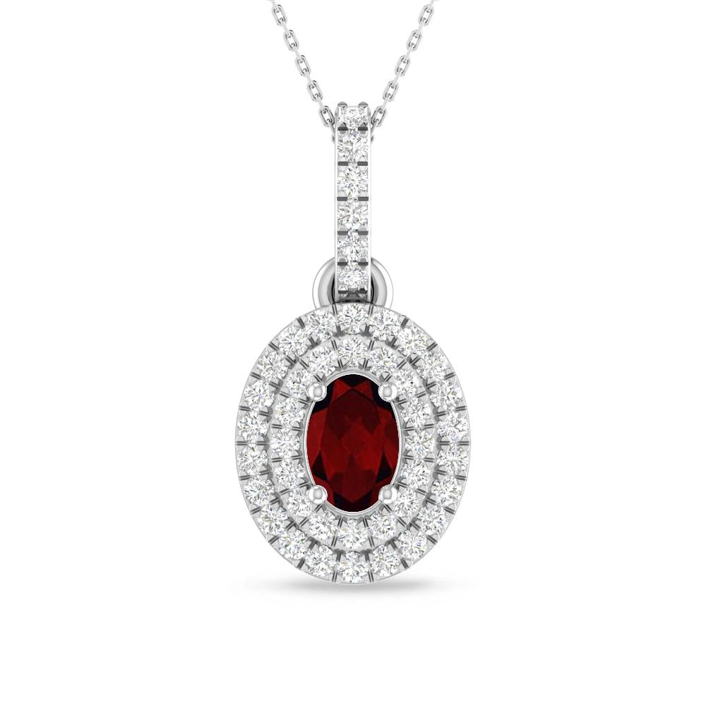 White Gold - Garnet