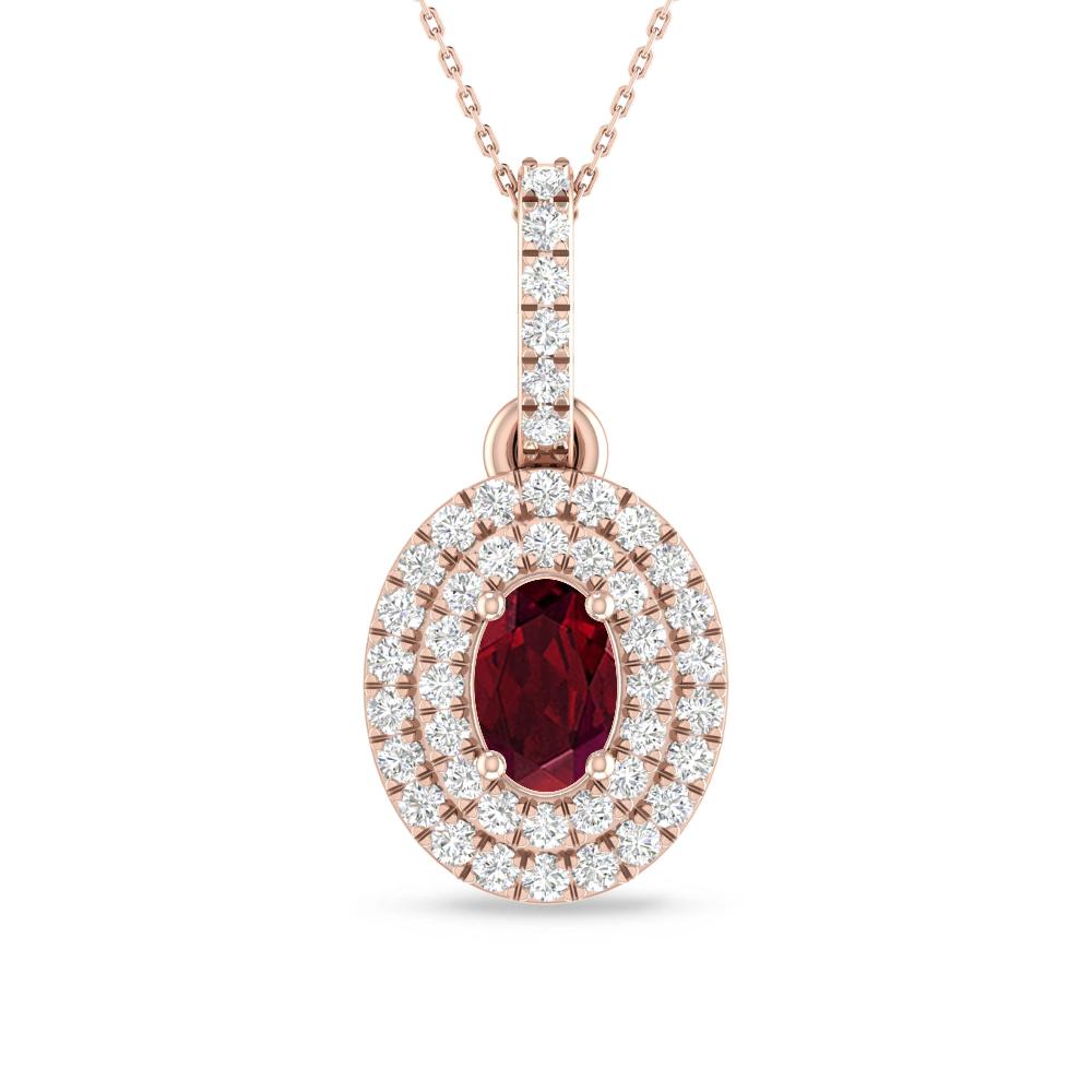 Rose Gold - Garnet