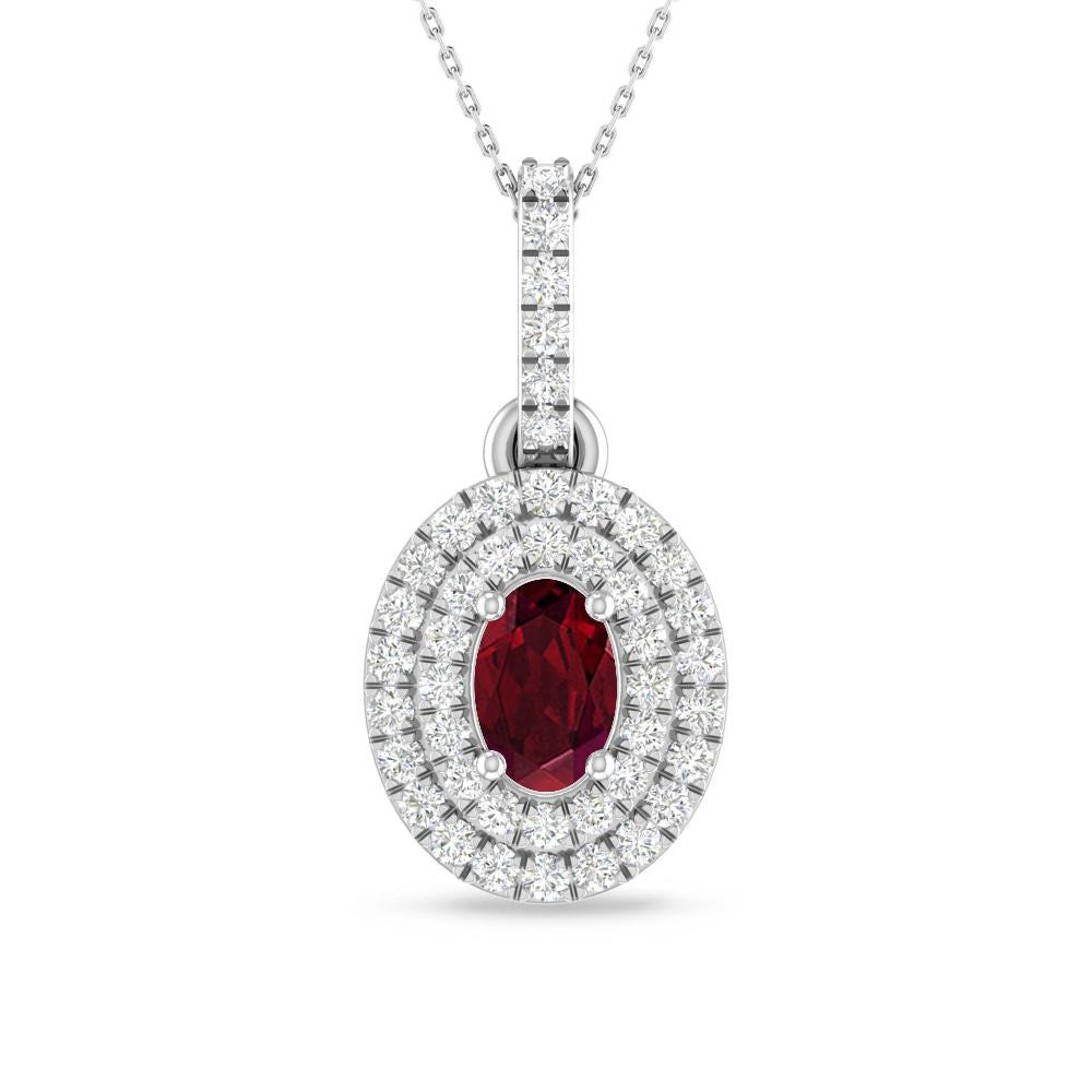 White Gold - Garnet