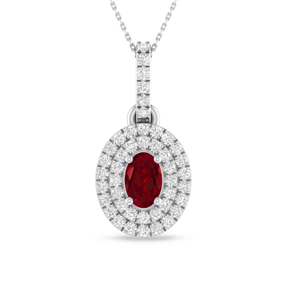 White Gold - Garnet