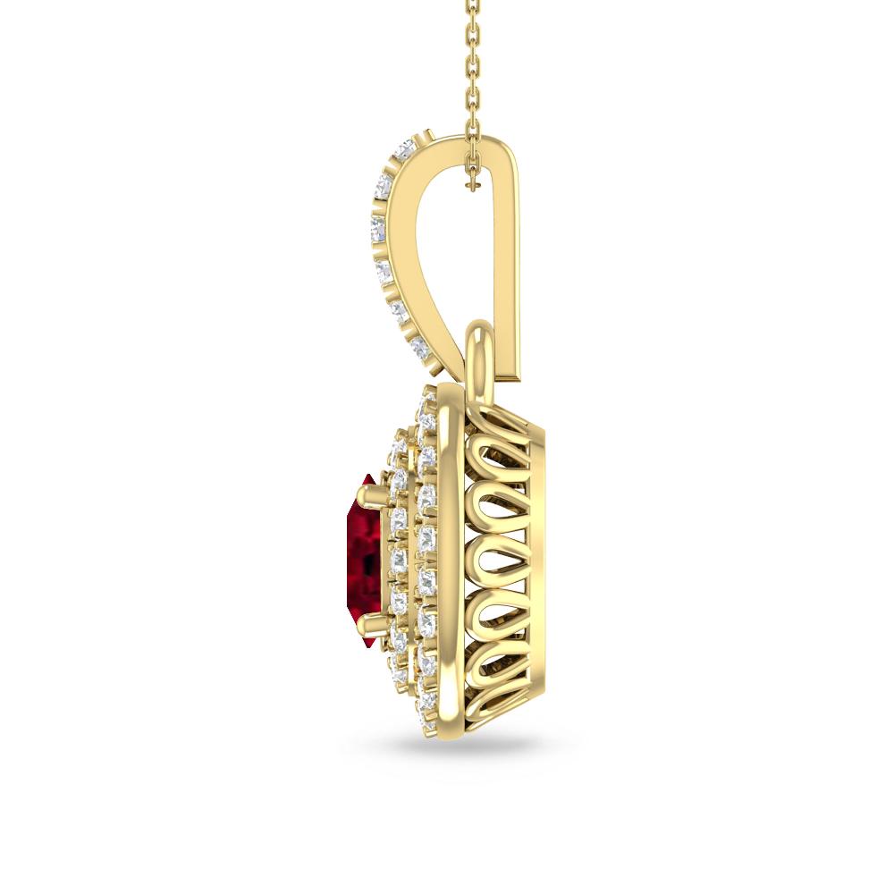 Yellow Gold - Garnet
