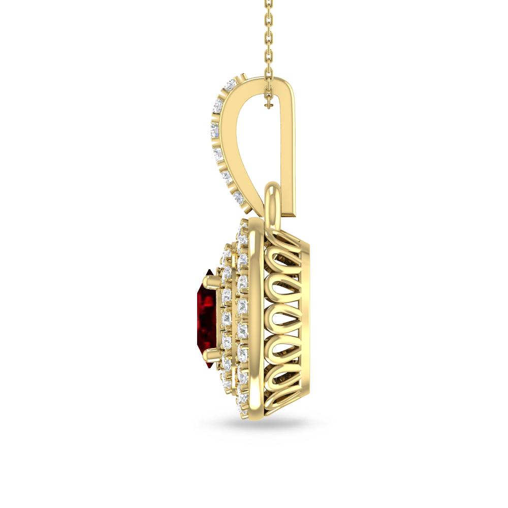 Yellow Gold - Garnet