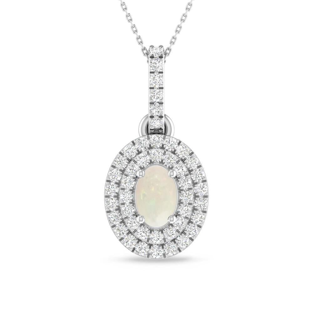 White Gold - Opal