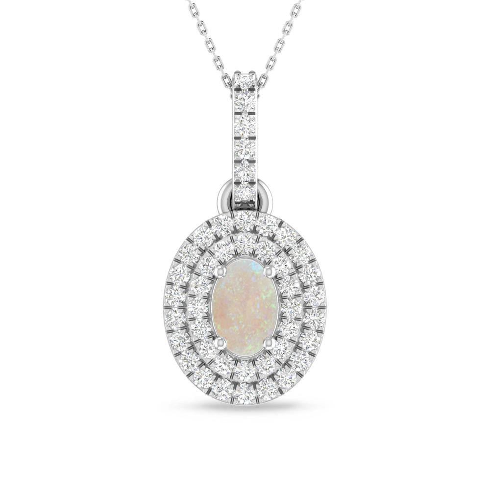 White Gold - Opal