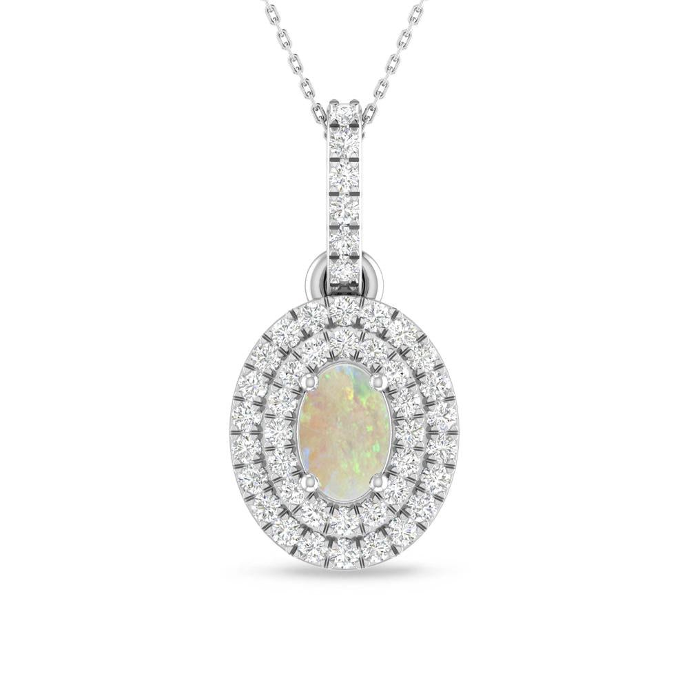 White Gold - Opal