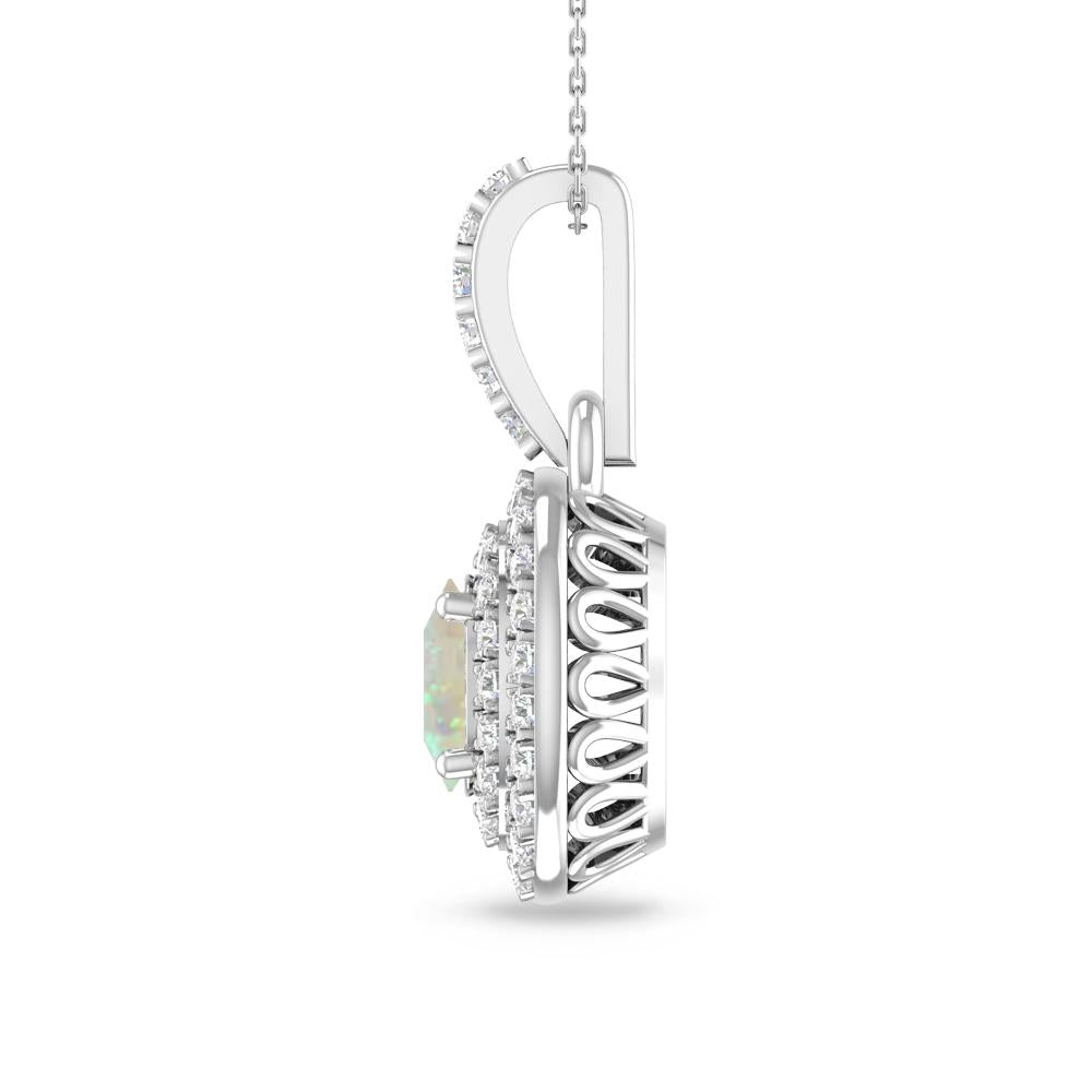 White Gold - Opal