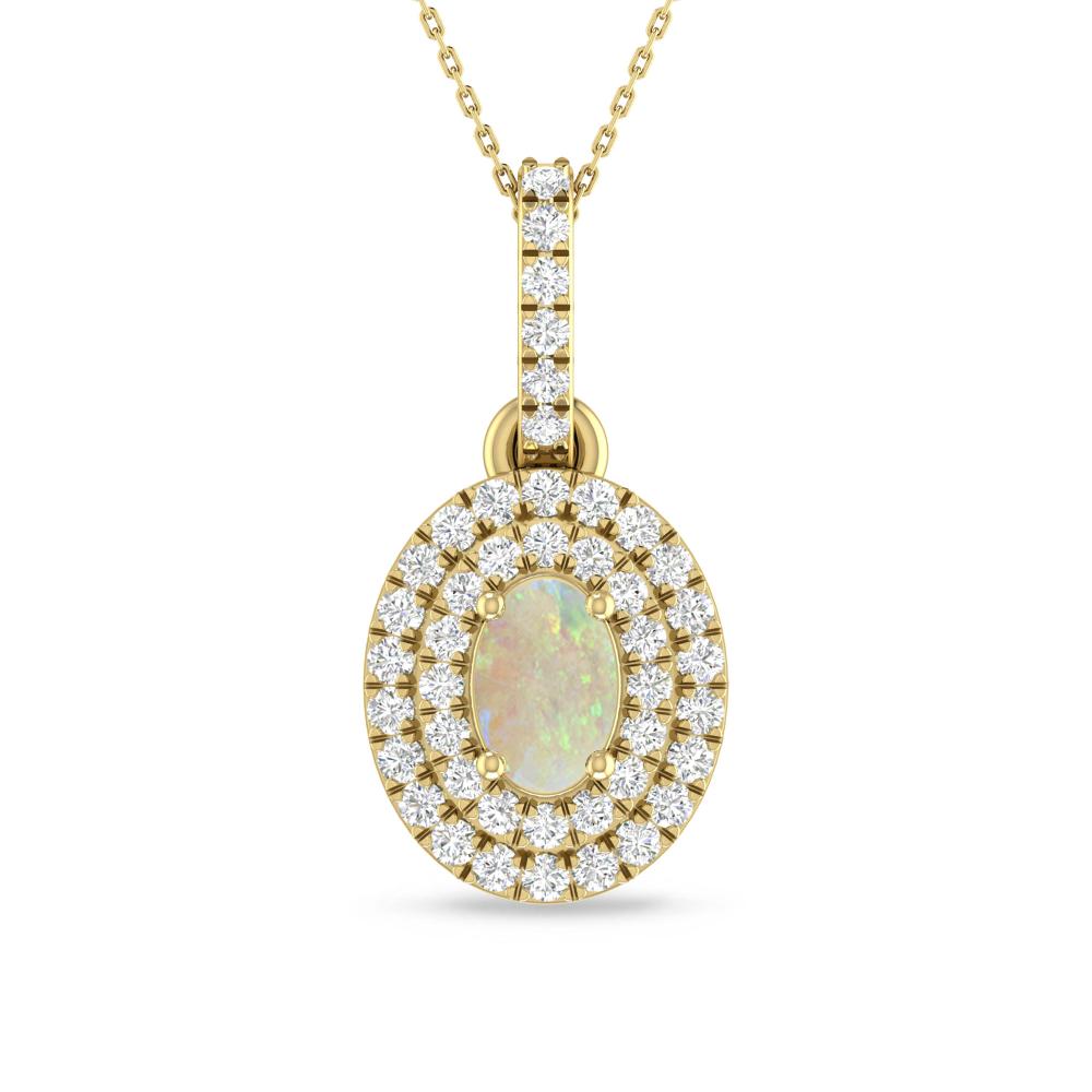 Yellow Gold - Opal