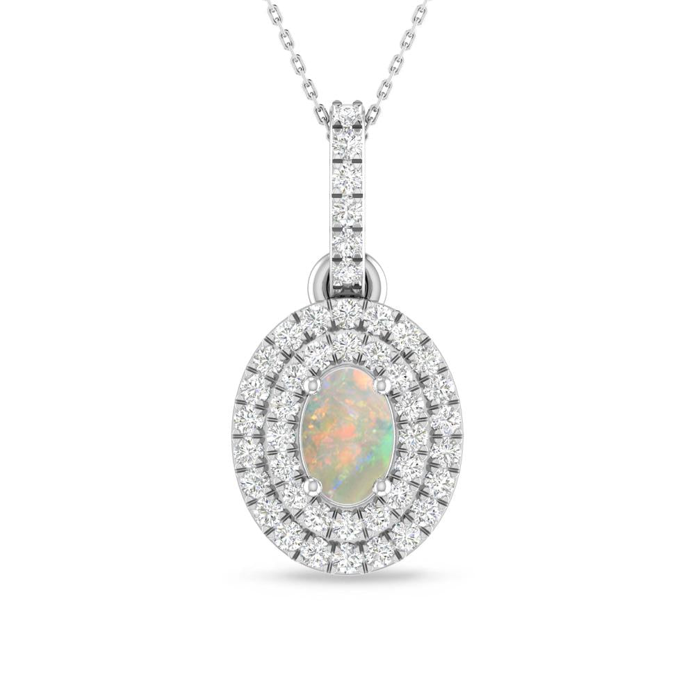 White Gold - Opal