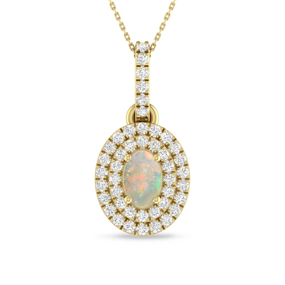 Yellow Gold - Opal