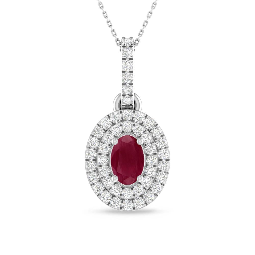 White Gold - Ruby