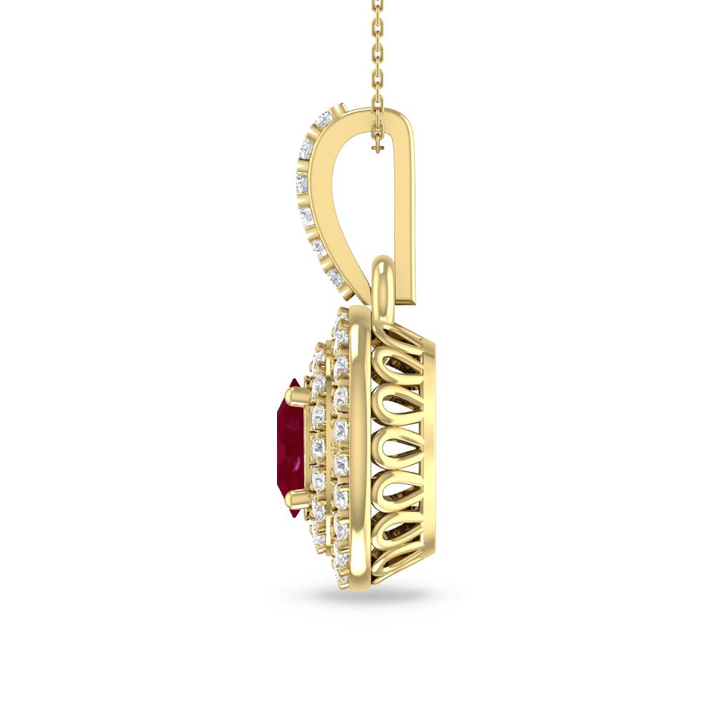 Yellow Gold - Ruby