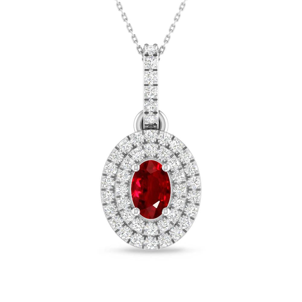 White Gold - Ruby