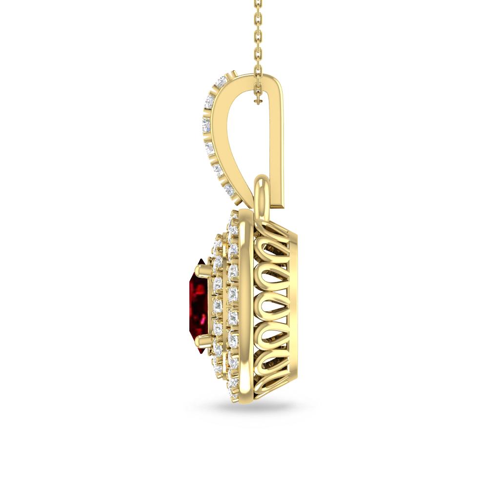 Yellow Gold - Ruby
