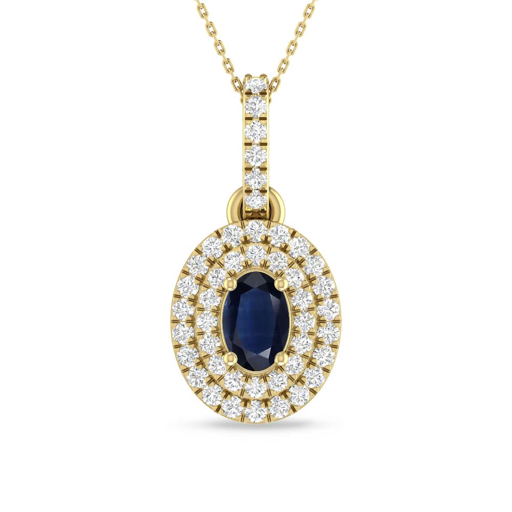 Yellow Gold - Sapphire