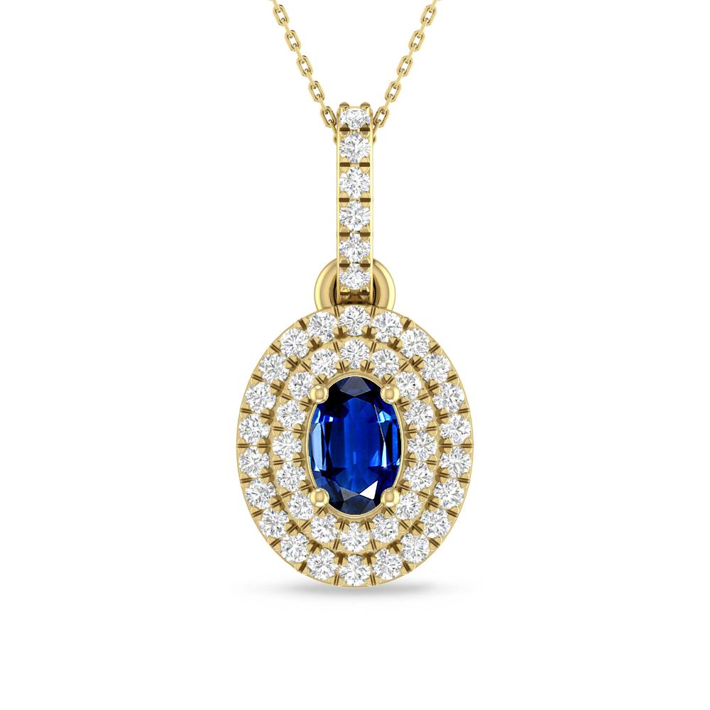 Yellow Gold - Sapphire