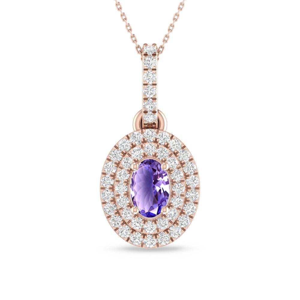 Rose Gold - Tanzanite