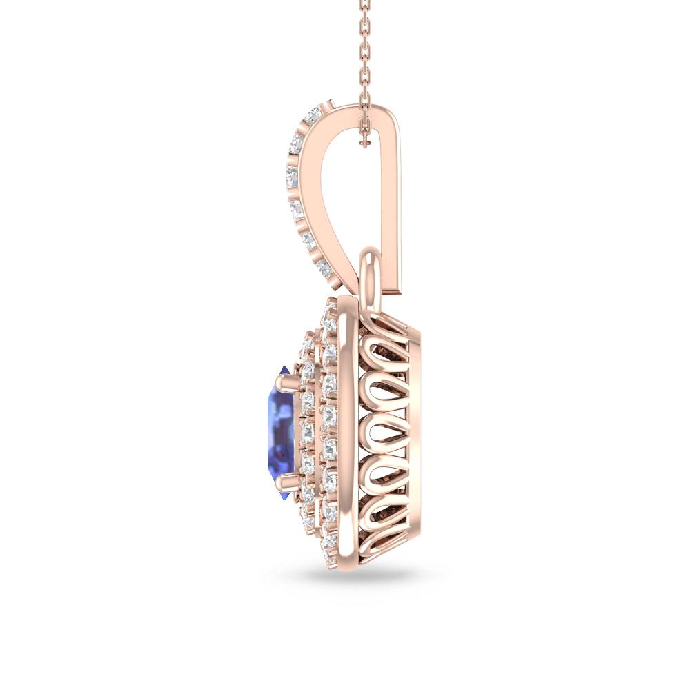 Rose Gold - Tanzanite