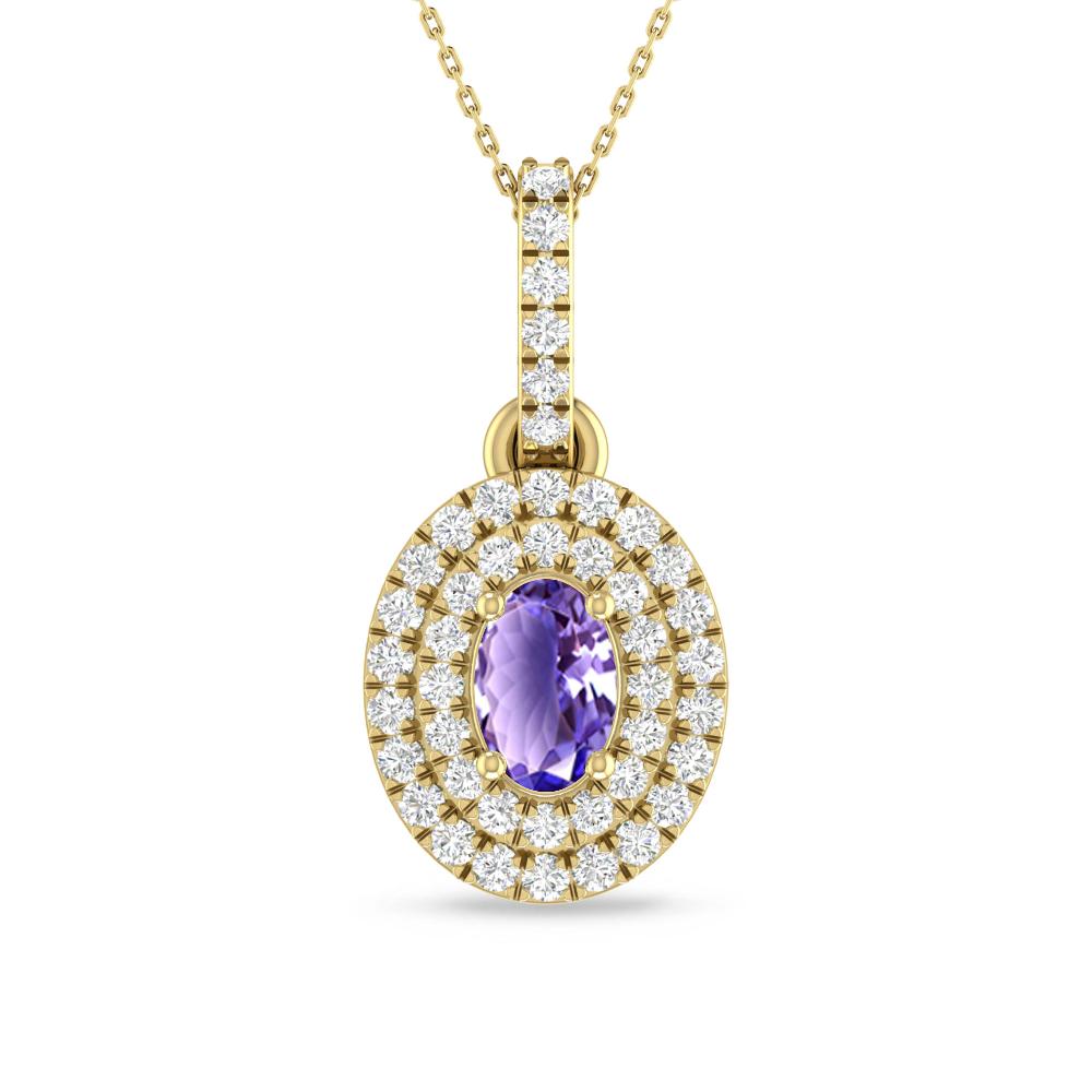 Yellow Gold - Tanzanite