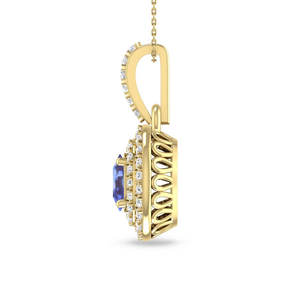 Yellow Gold - Tanzanite