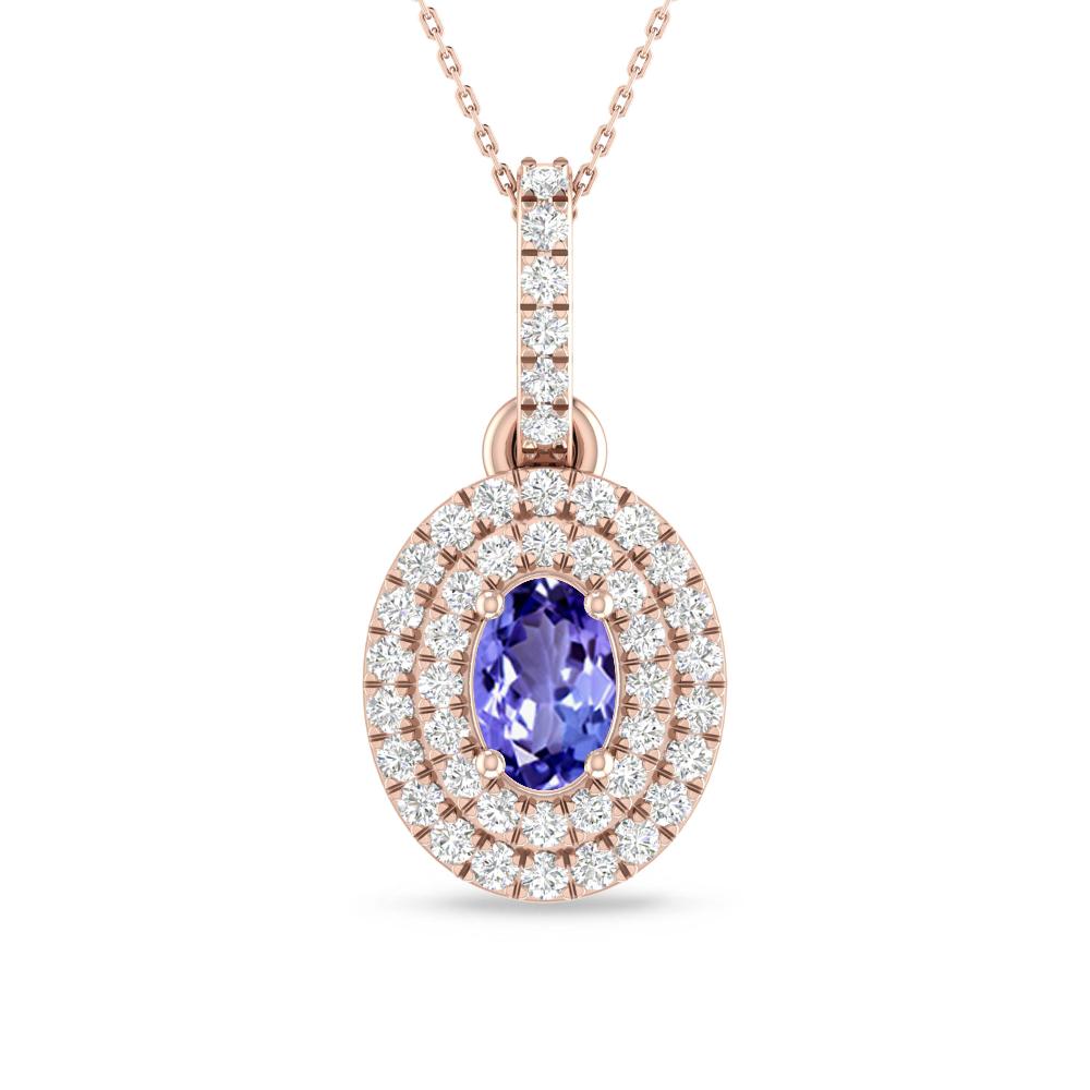Rose Gold - Tanzanite