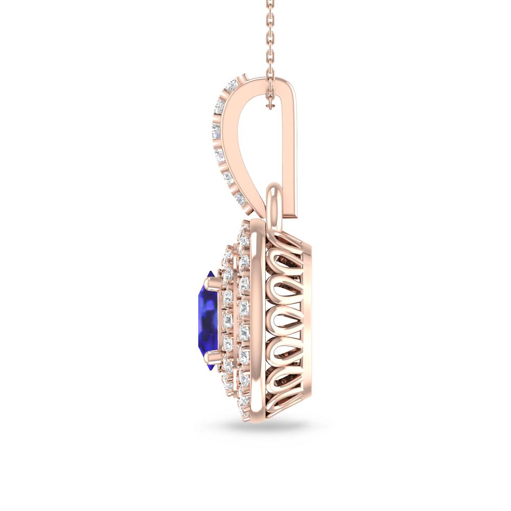 Rose Gold - Tanzanite