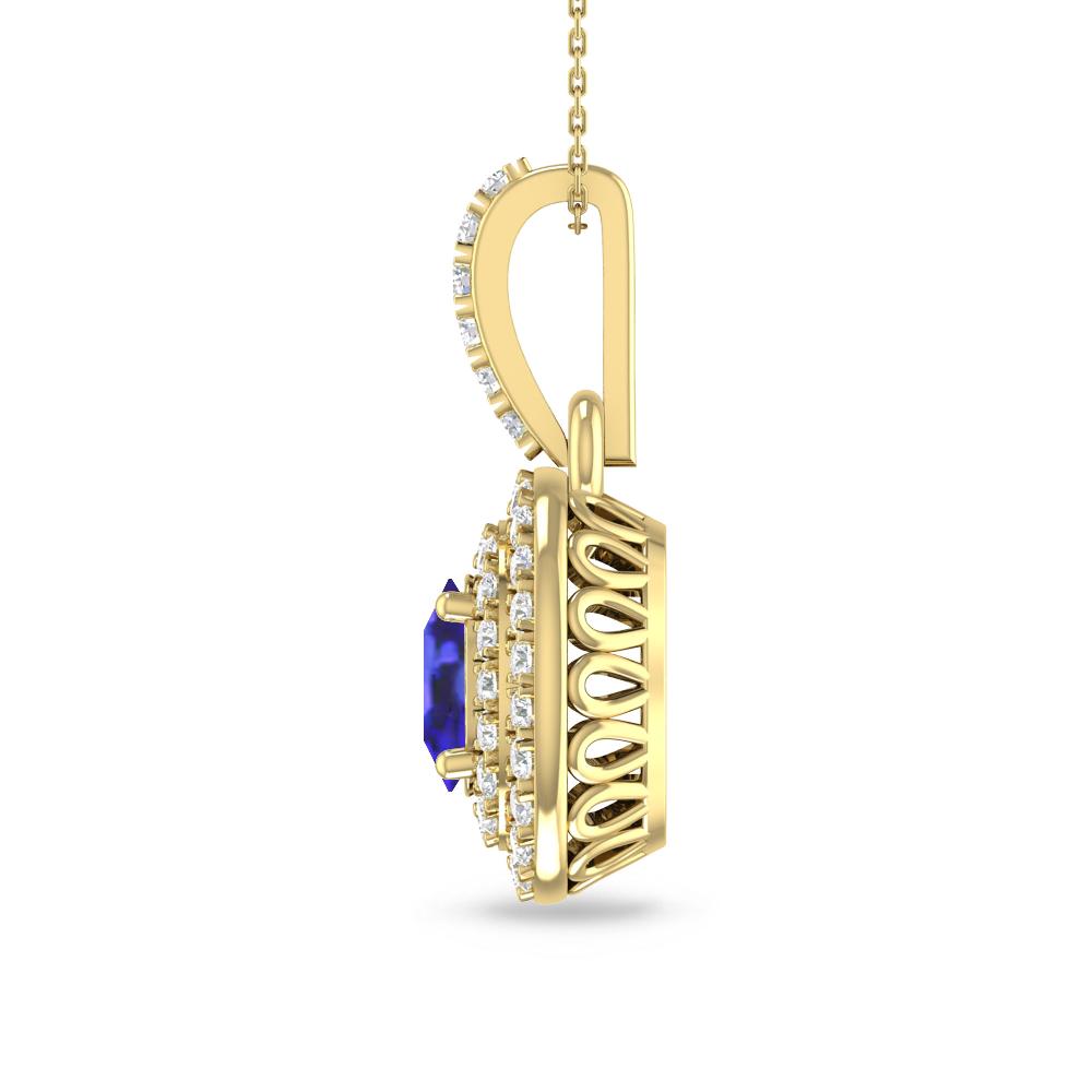 Yellow Gold - Tanzanite