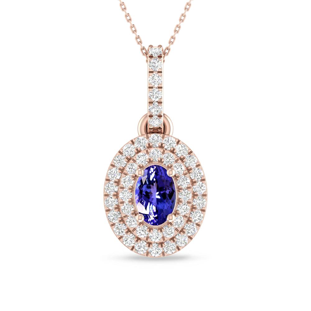 Rose Gold - Tanzanite