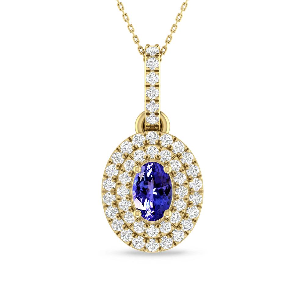 Yellow Gold - Tanzanite