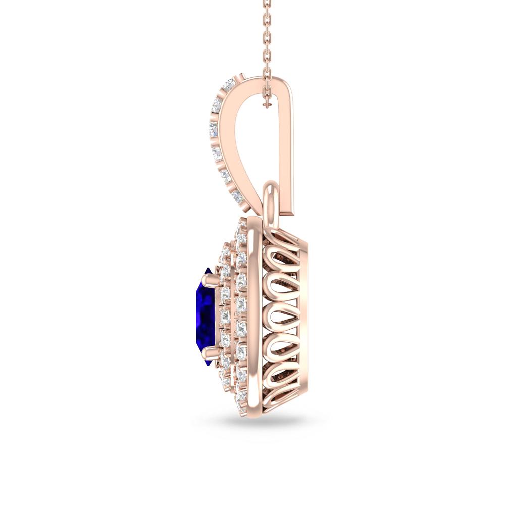 Rose Gold - Tanzanite