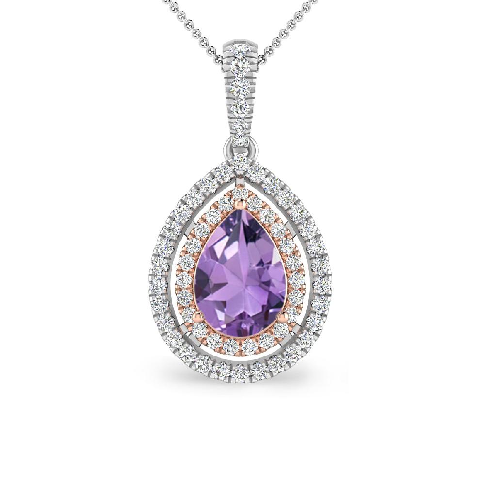 White Gold - Amethyst