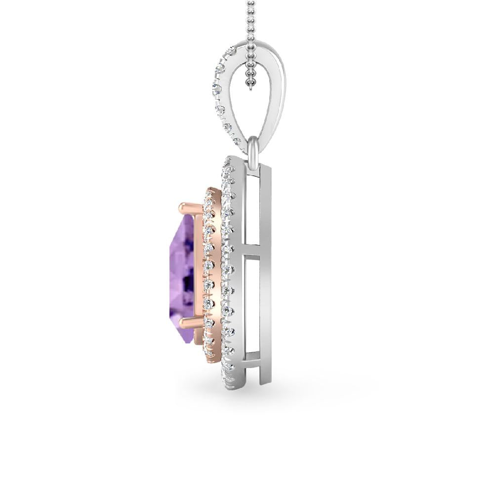 White Gold - Amethyst