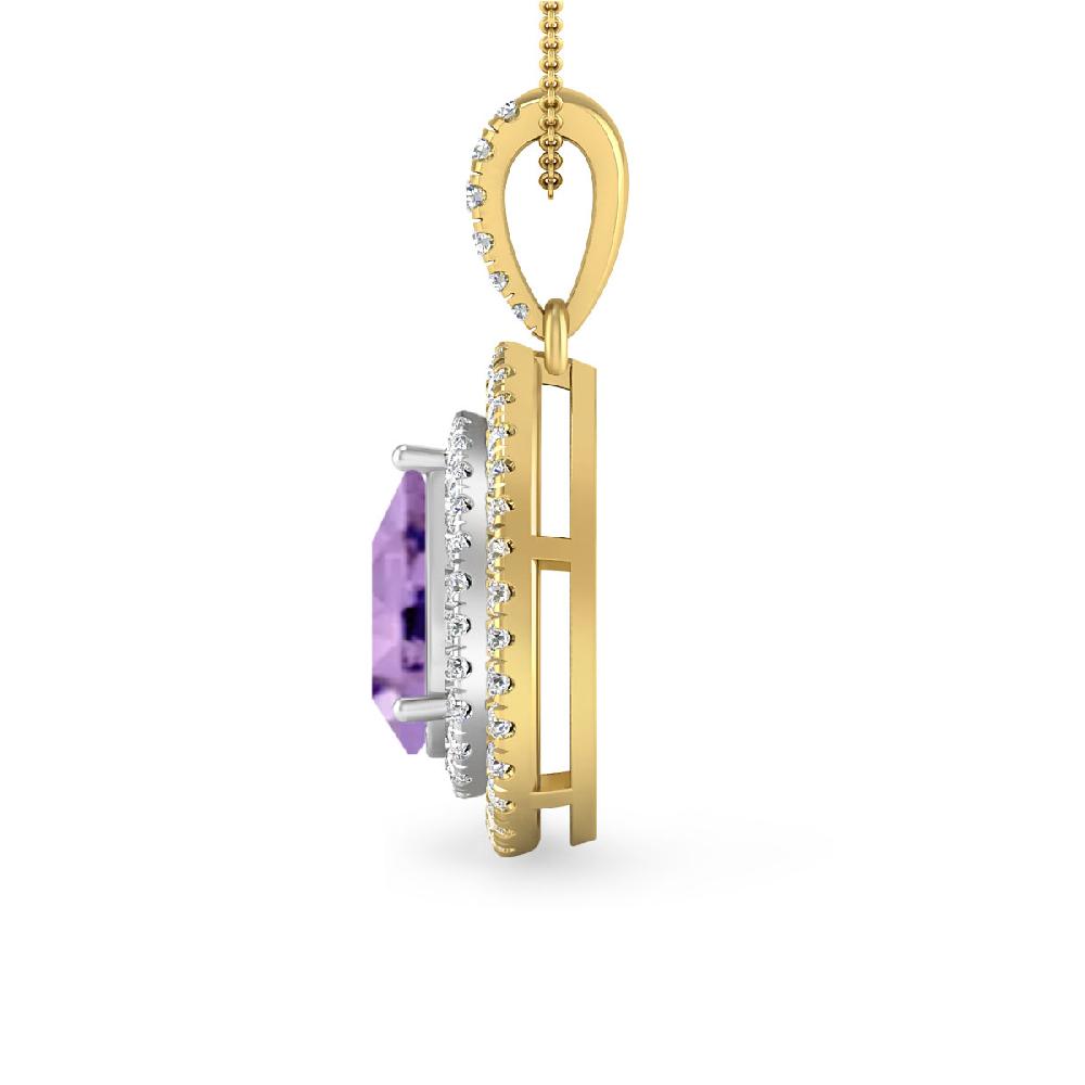 Yellow Gold - Amethyst