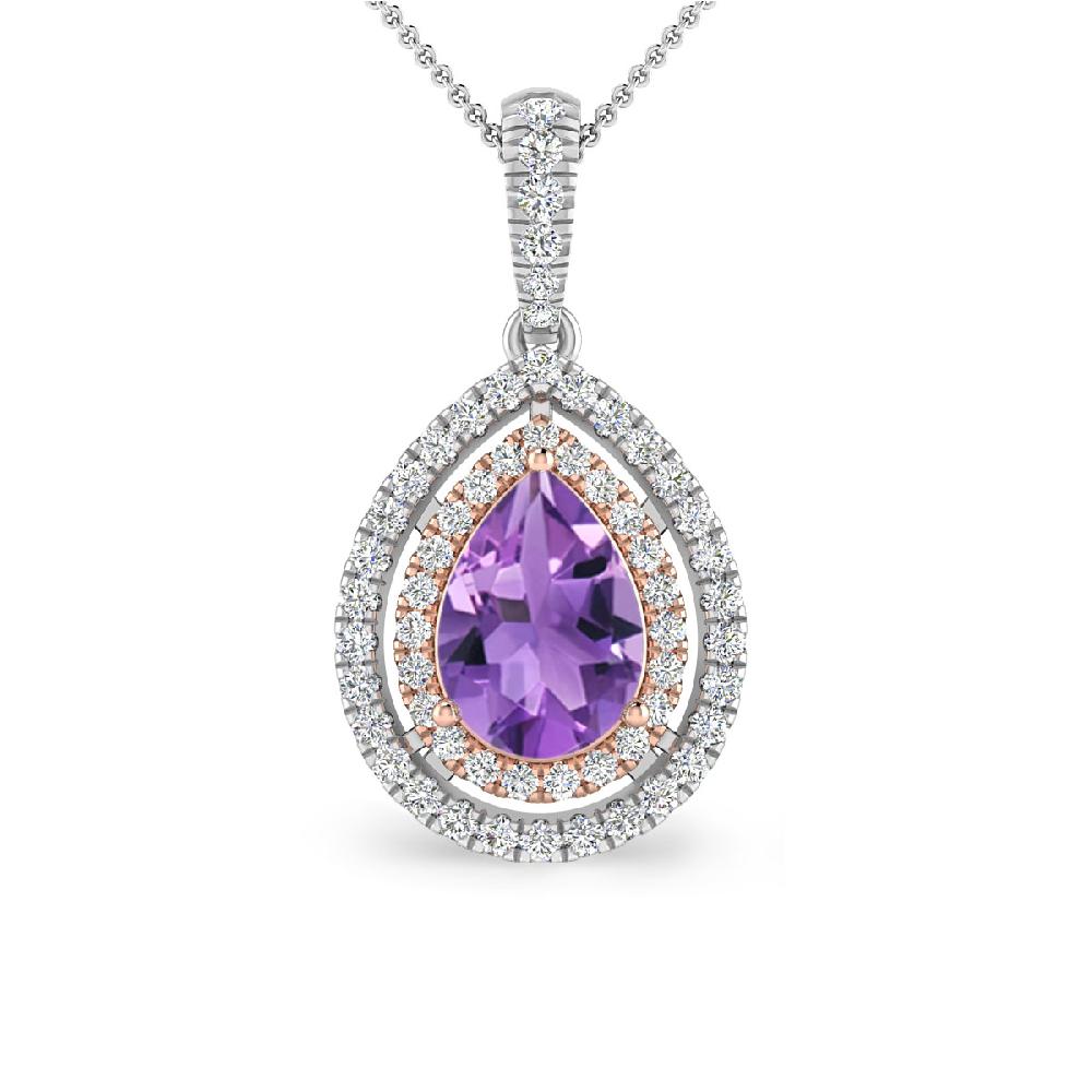 White Gold - Amethyst