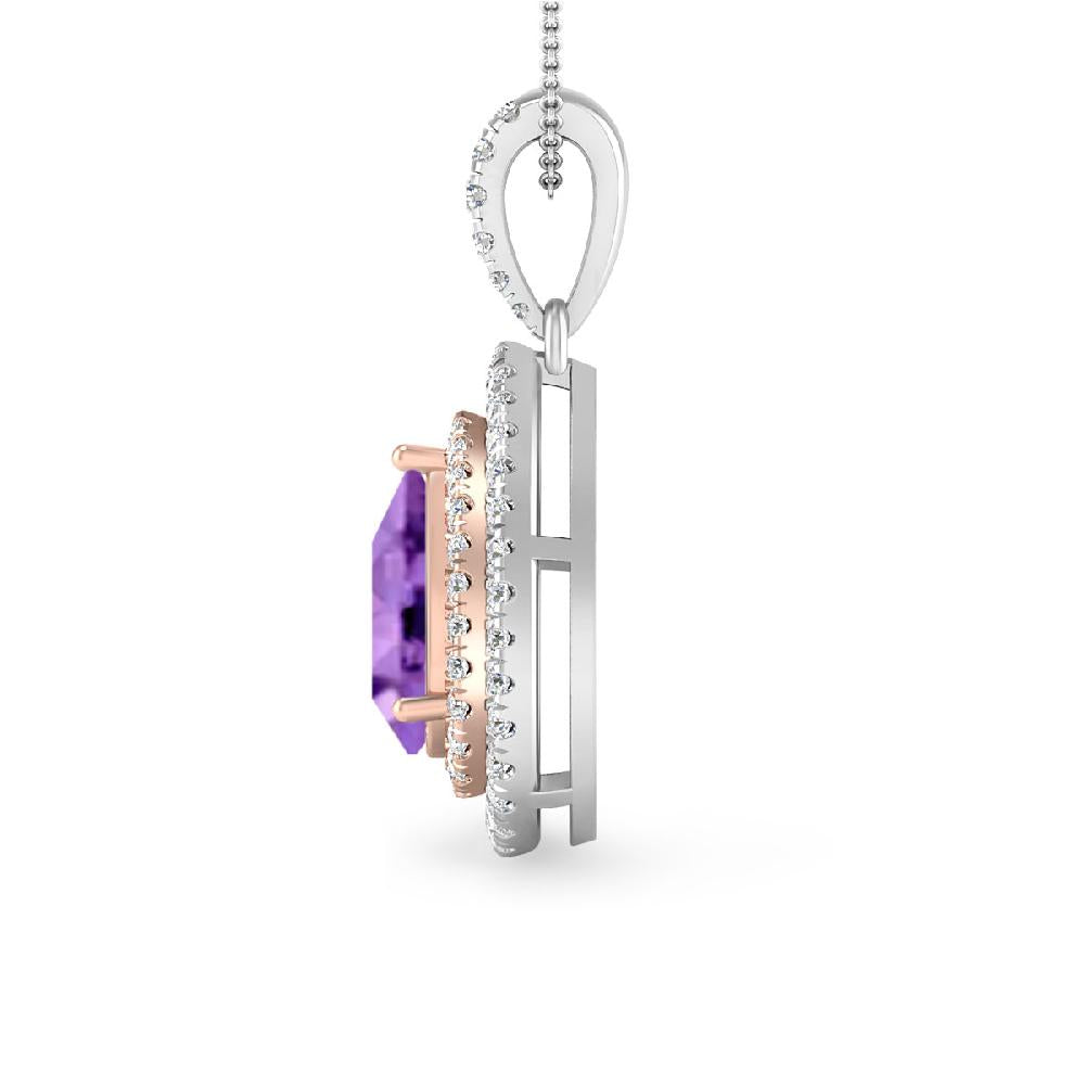 White Gold - Amethyst