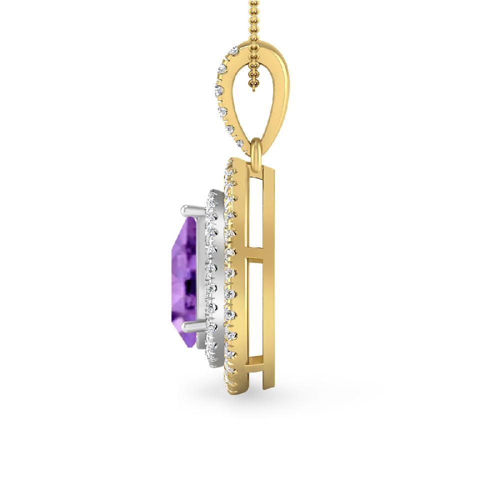 Yellow Gold - Amethyst