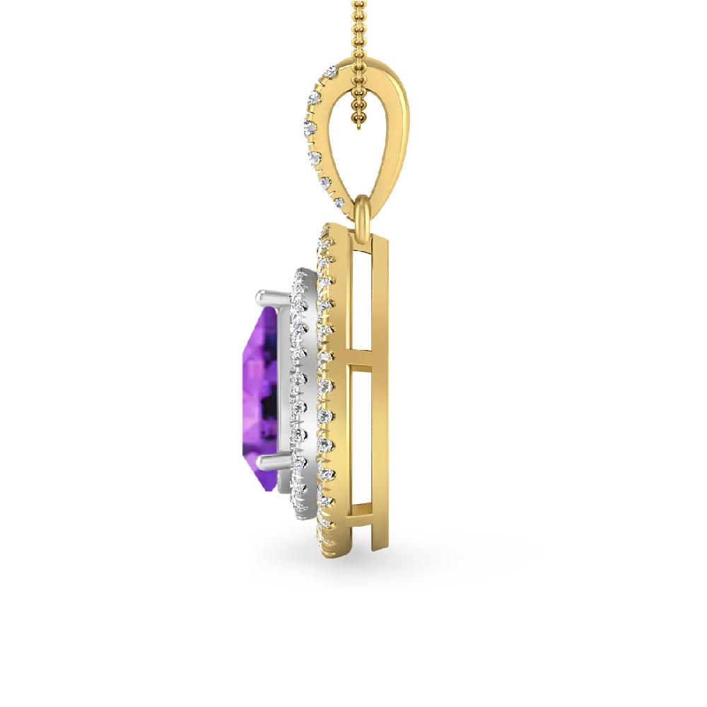 Yellow Gold - Amethyst