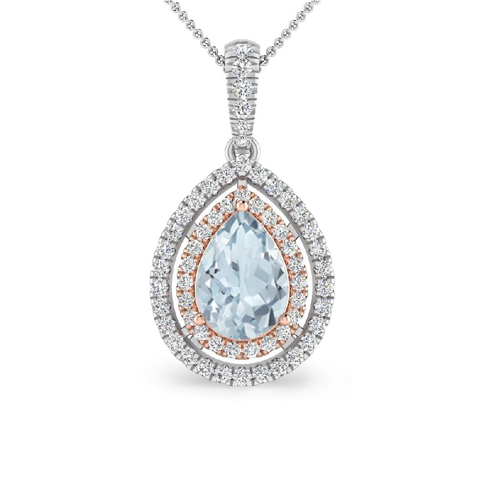 White Gold - Aquamarine