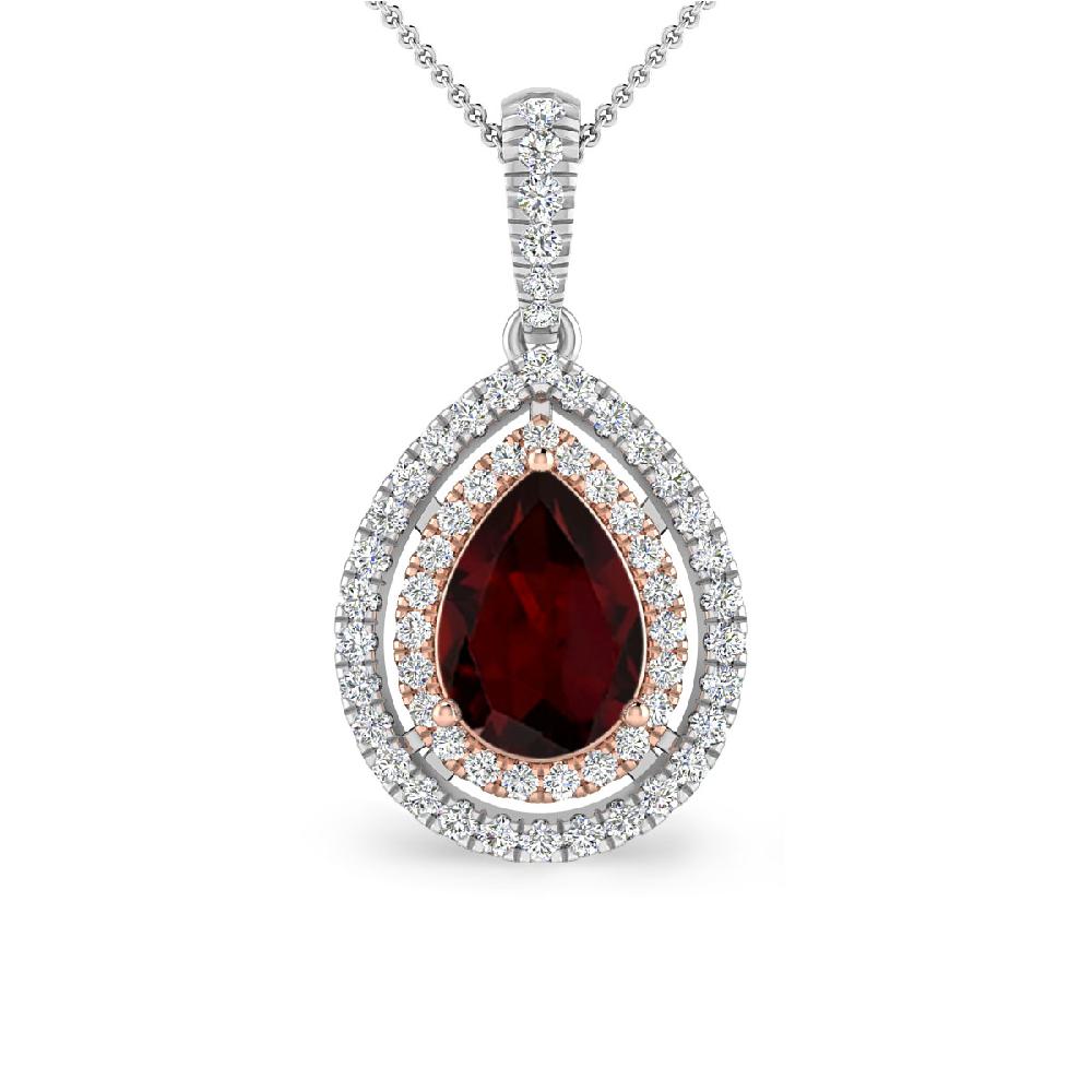 White Gold - Garnet