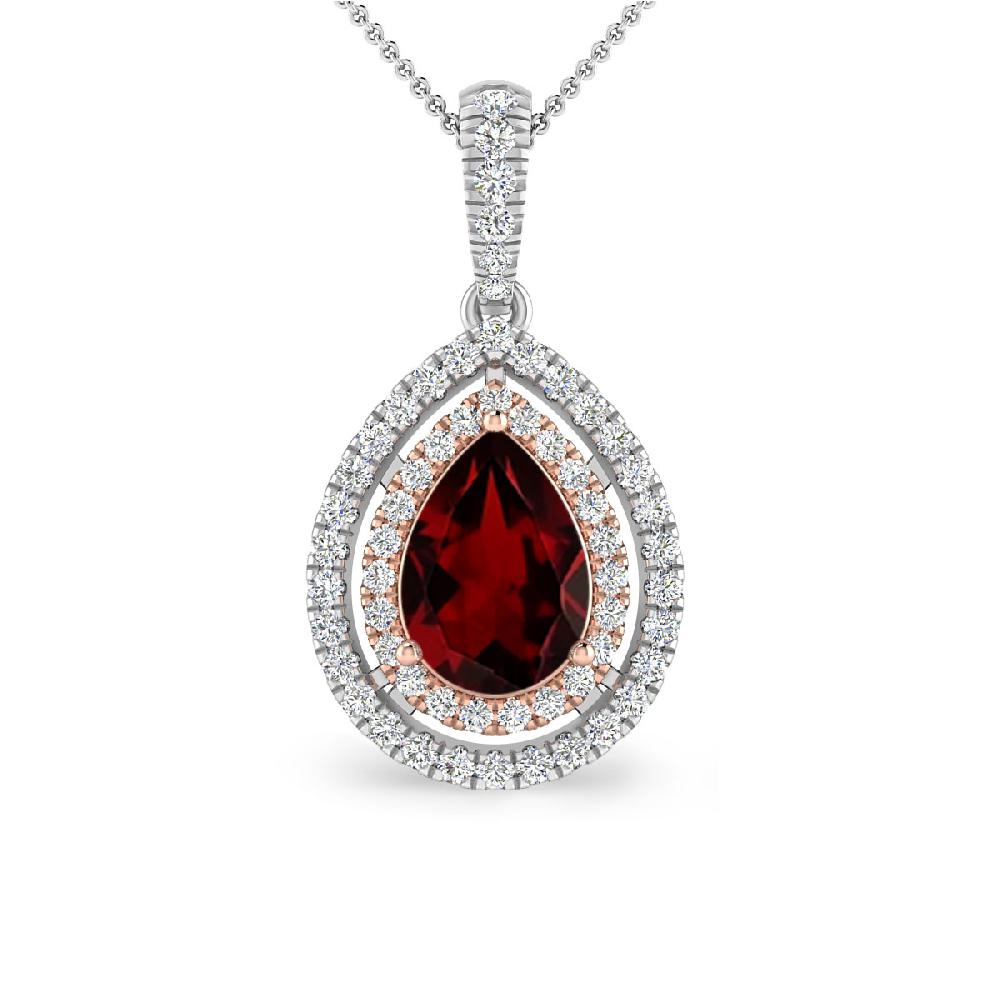 White Gold - Garnet