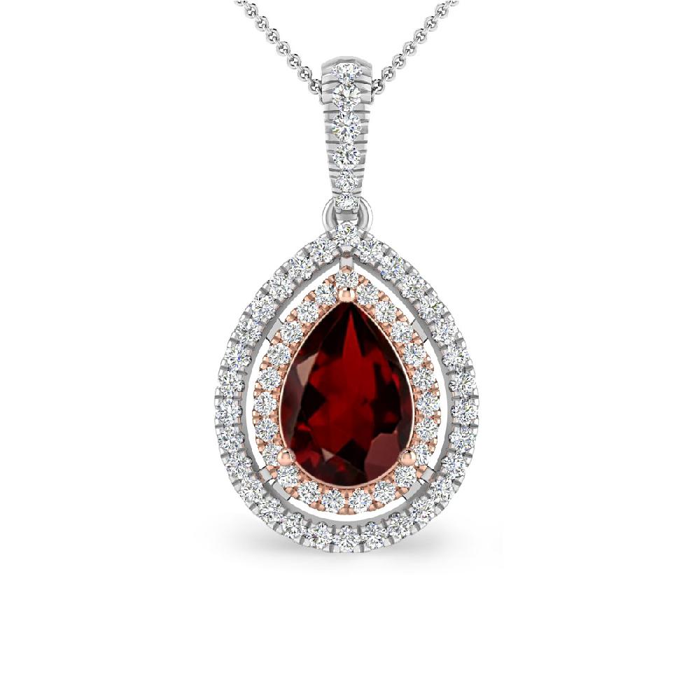 White Gold - Garnet