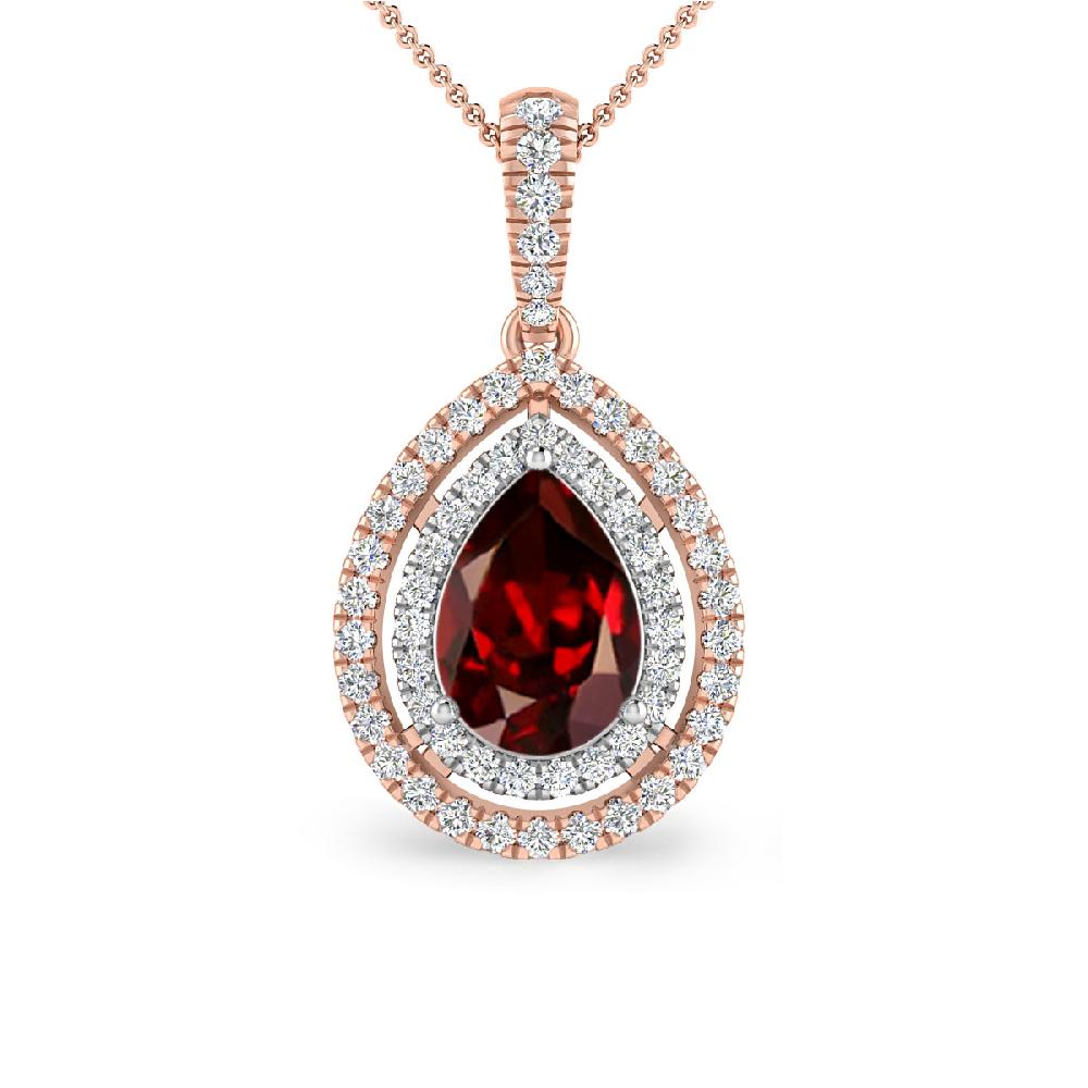 Rose Gold - Garnet