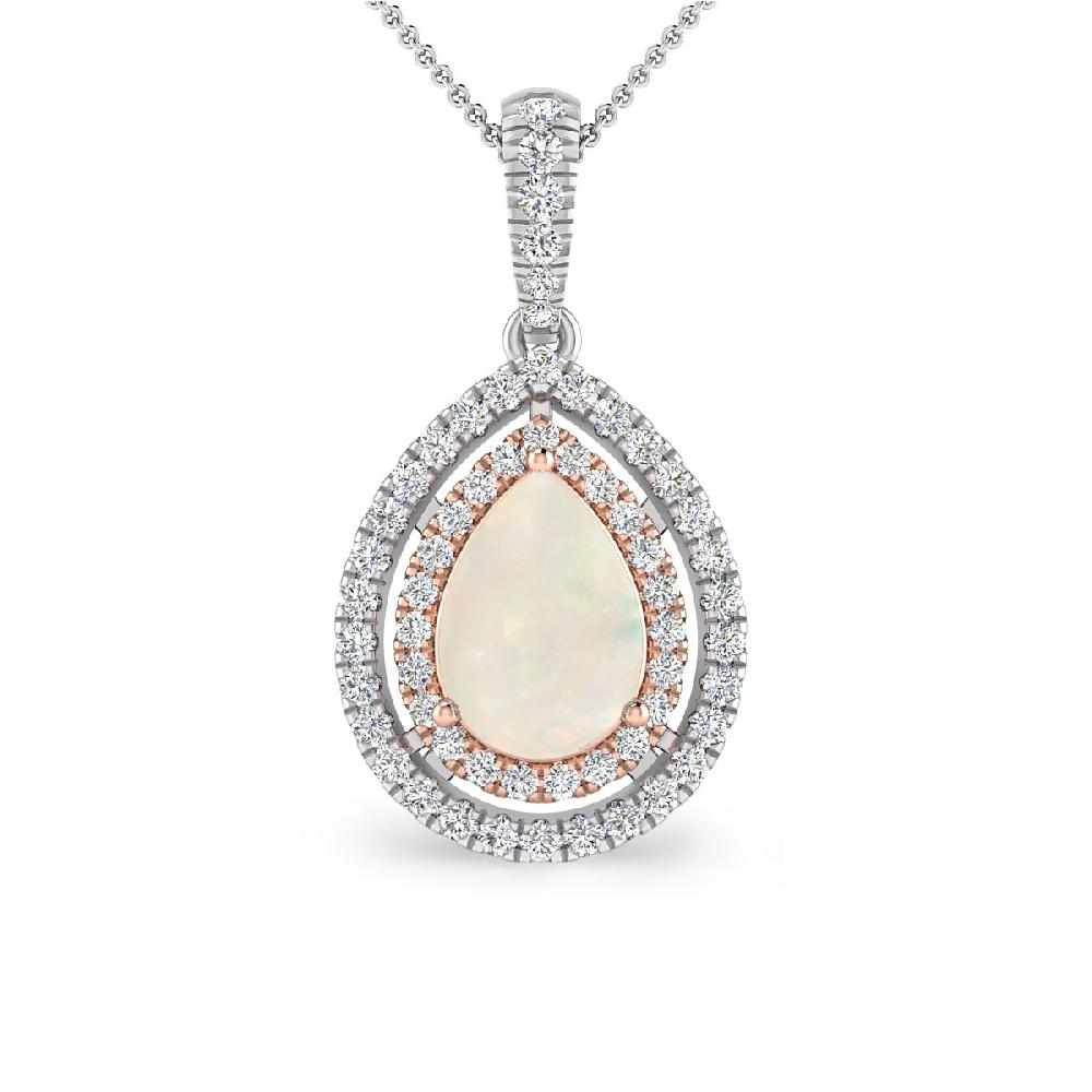 White Gold - Opal