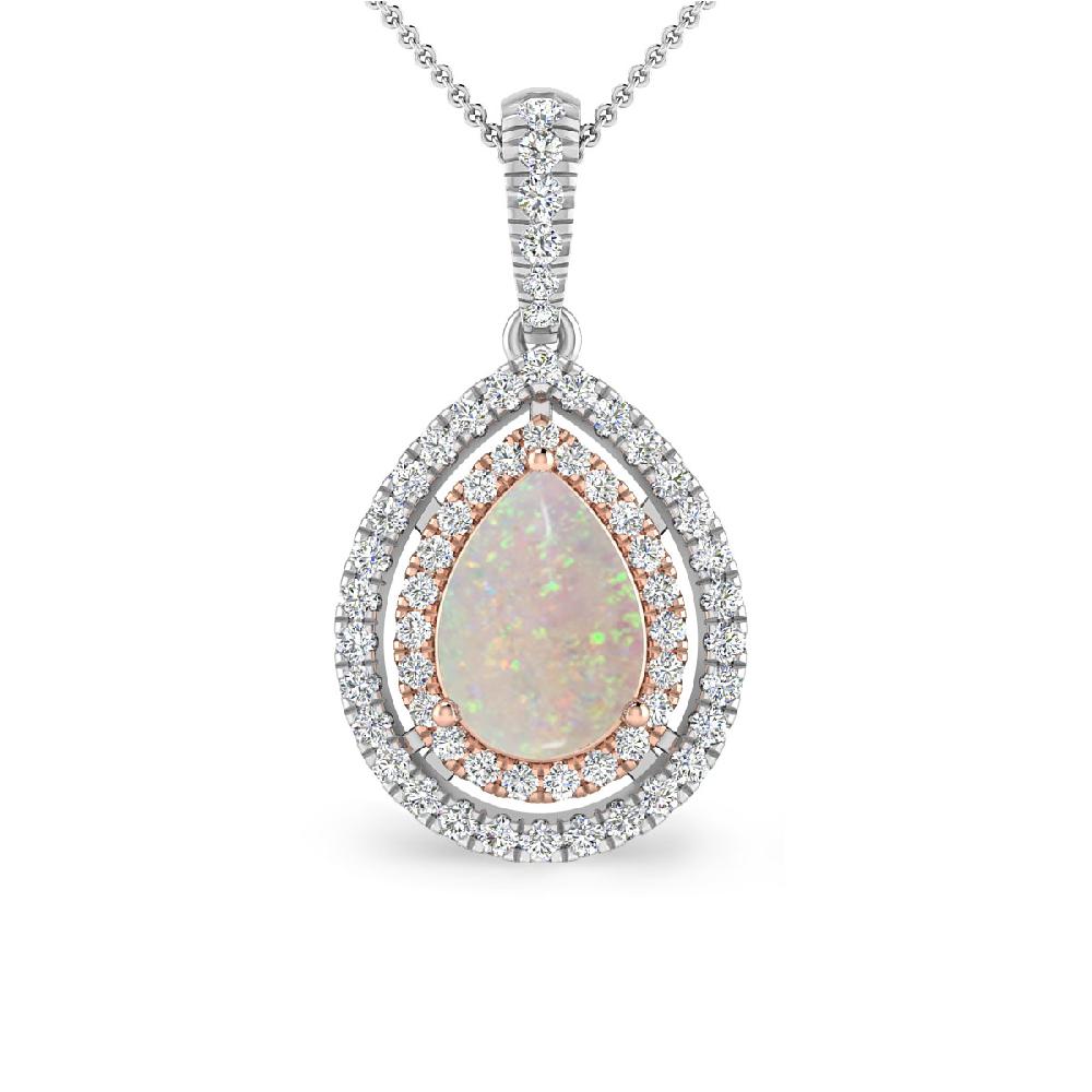 White Gold - Opal