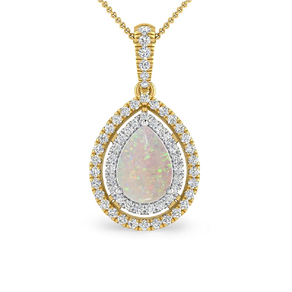 Yellow Gold - Opal