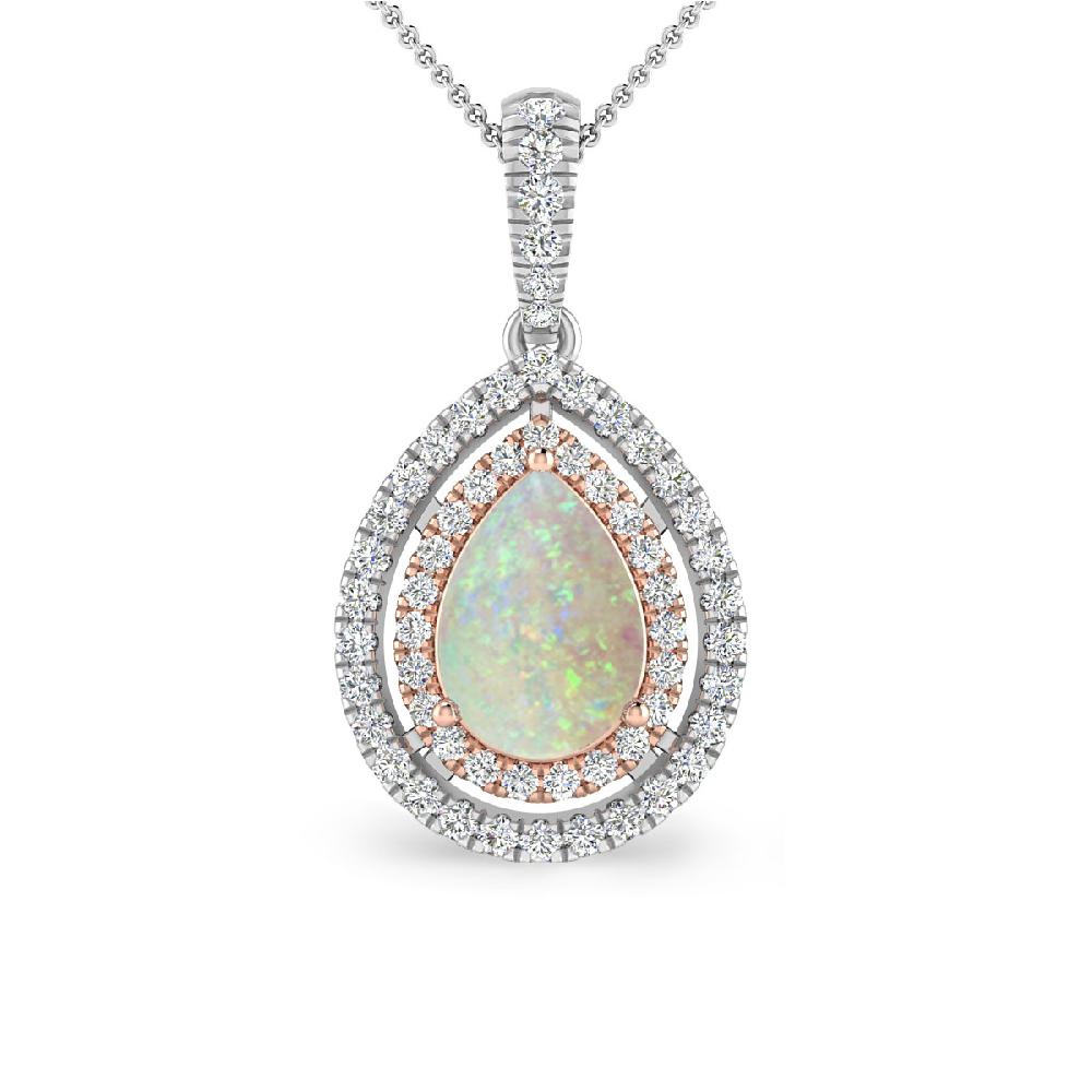 White Gold - Opal