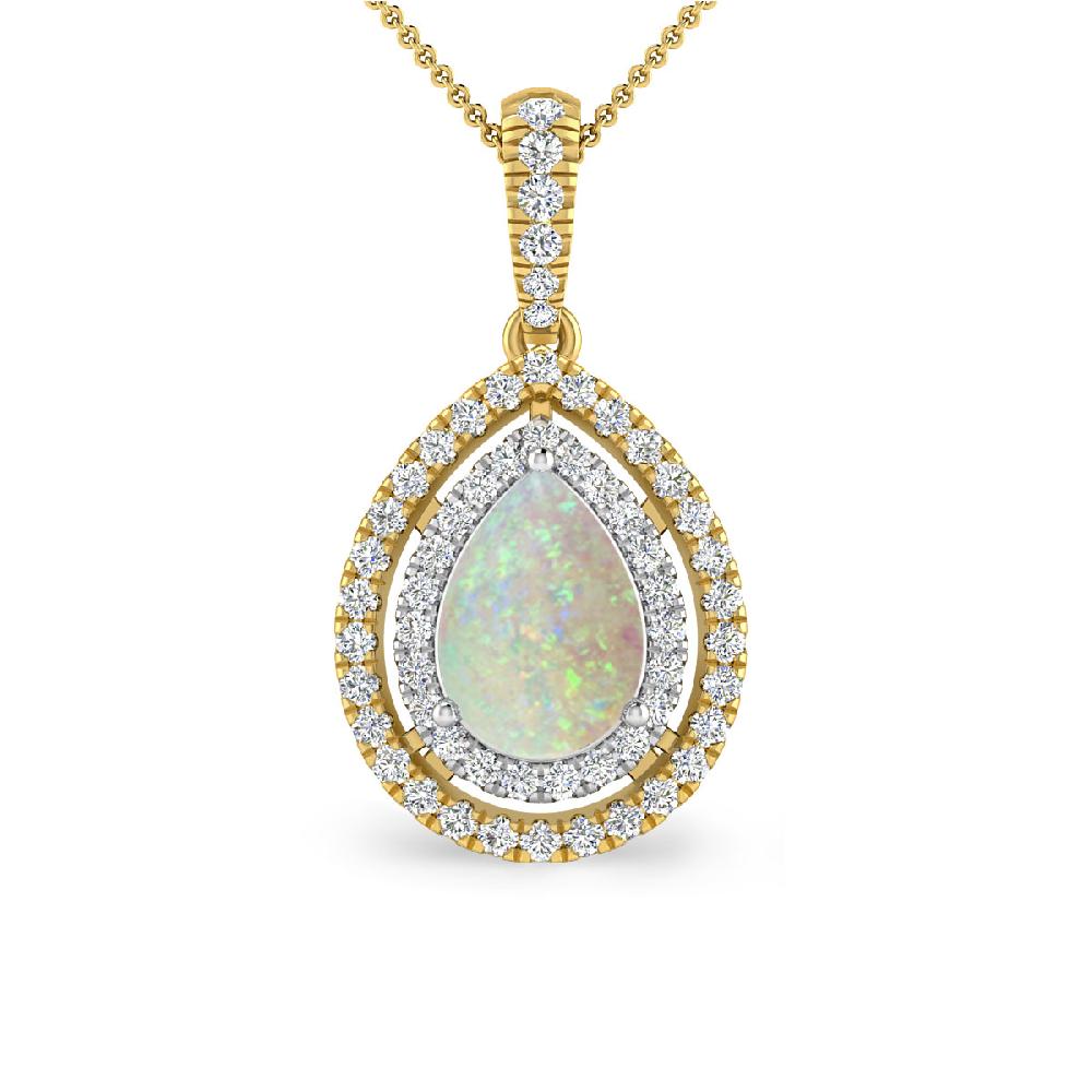 Yellow Gold - Opal